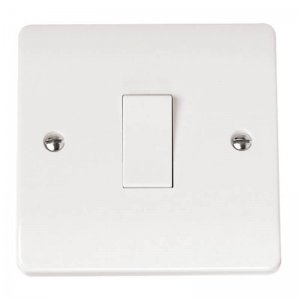 Scolmore Click Mode 10A 1 Gang Intermediate Plate Switch