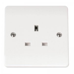 Scolmore Click Mode 13A 1 Gang Unswitched Socket