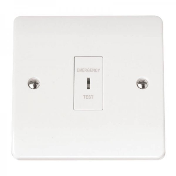 Scolmore Click Mode 10A 1 Gang DP Emergency Test Key Switch