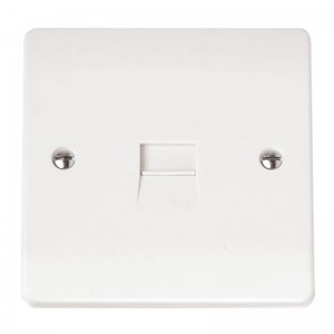 Scolmore Click Mode Single Telephone Outlet - Master