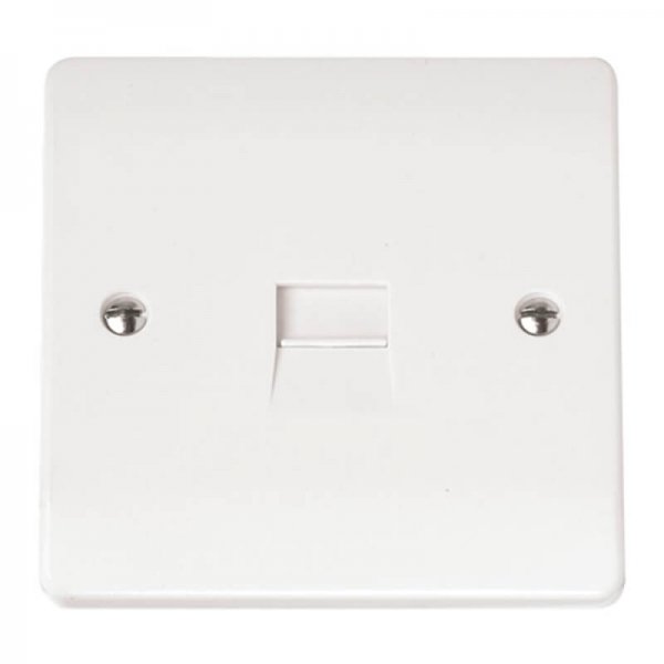 Scolmore Click Mode Single Telephone Outlet - Secondary