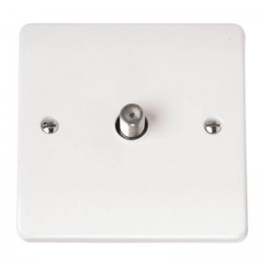 Scolmore Click Mode Non-Isolated Single Satellite Outlet