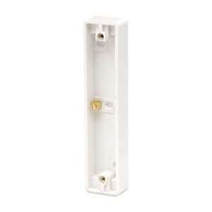 Scolmore Click Mode 2 Gang 19mm Deep Architrave Pattress Box With Earth Terminal