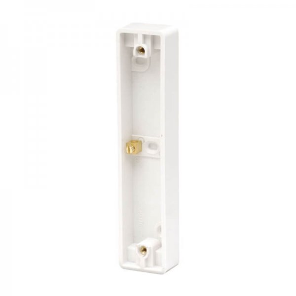 Scolmore Click Mode 2 Gang 19mm Deep Architrave Pattress Box With Earth Terminal