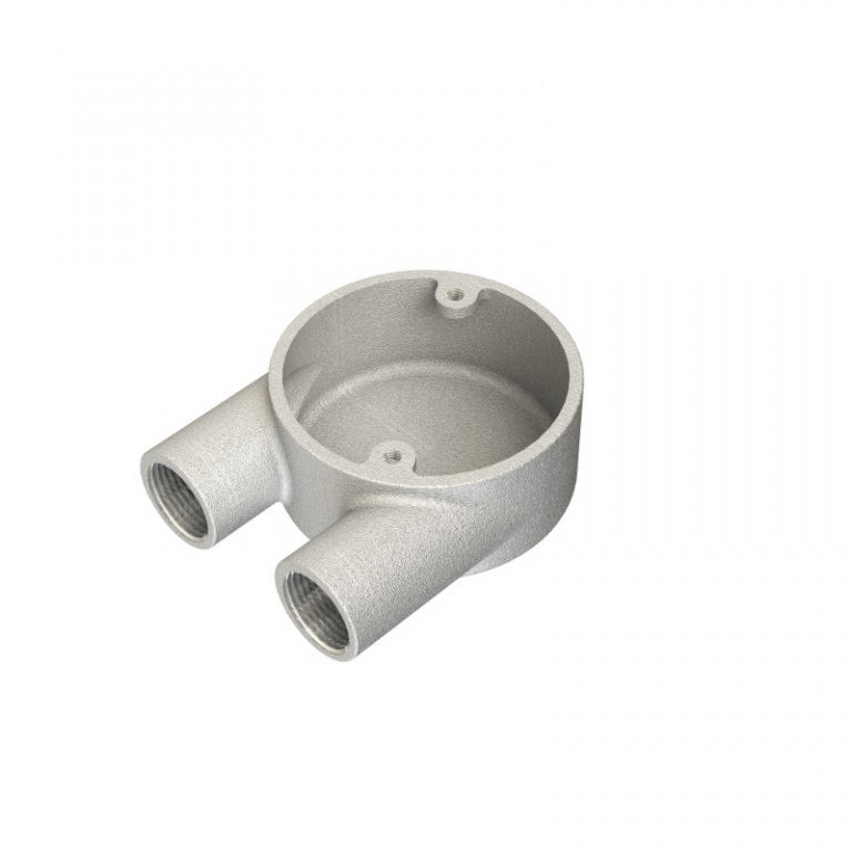 20mm Galvanised Conduit U Box DTR Electrical Supplies