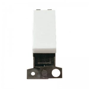 Scolmore Click MiniGrid 10A 2 Way Switch Module - Click White