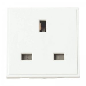 Scolmore Click New Media 13A UK Socket Module - White