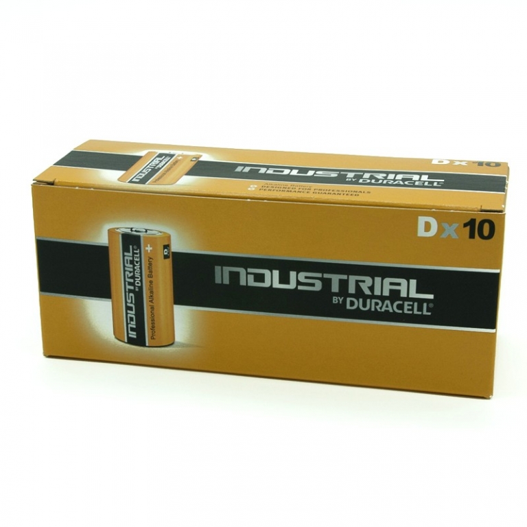 Duracell Industrial D Batteries ID1300 LR20 MN1300 (Pack of 10) DTR Electrical Supplies